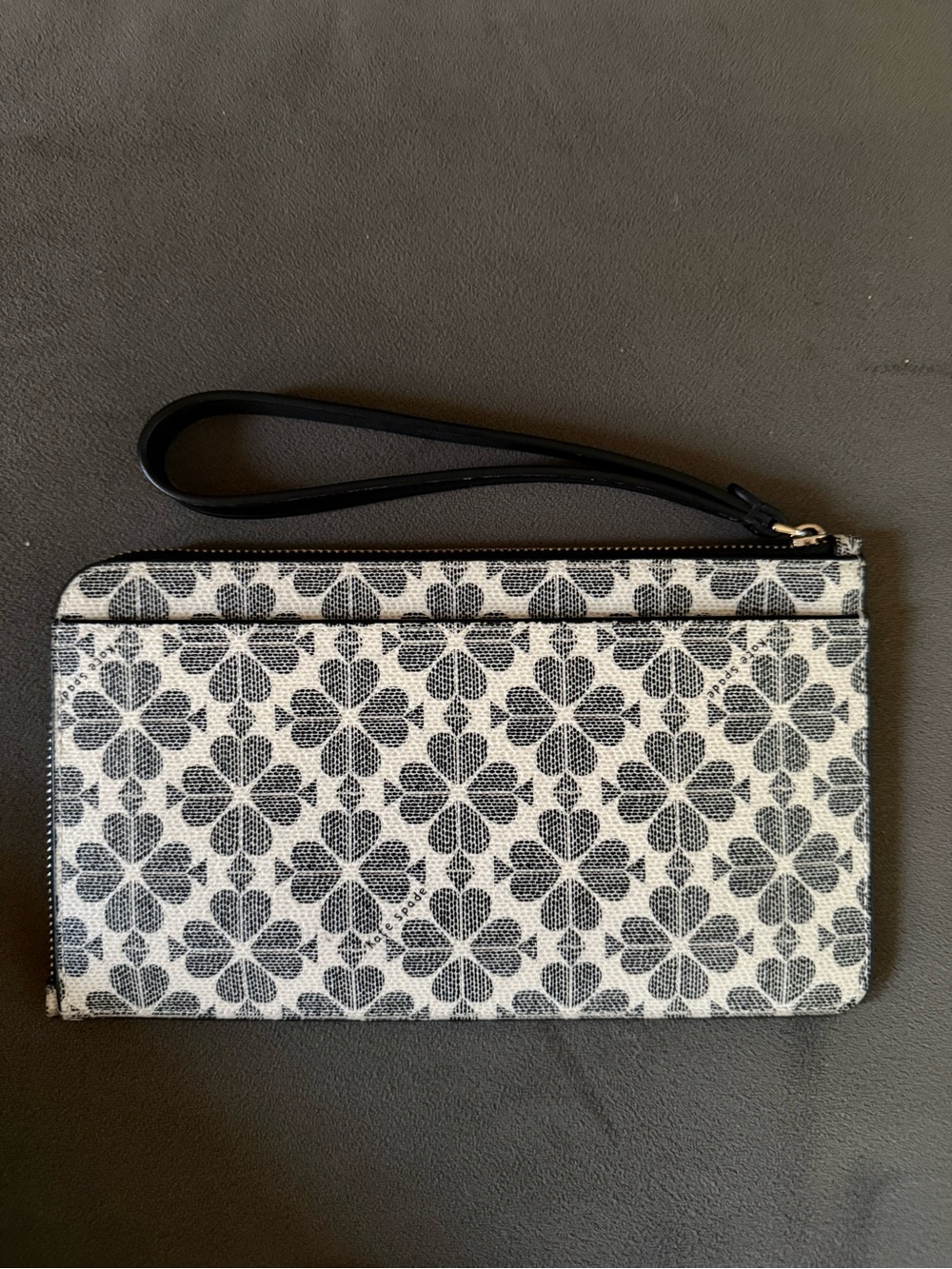 kate spade White and Gray Floral Crossbody Shoulder Bag - Picture 3 of 7